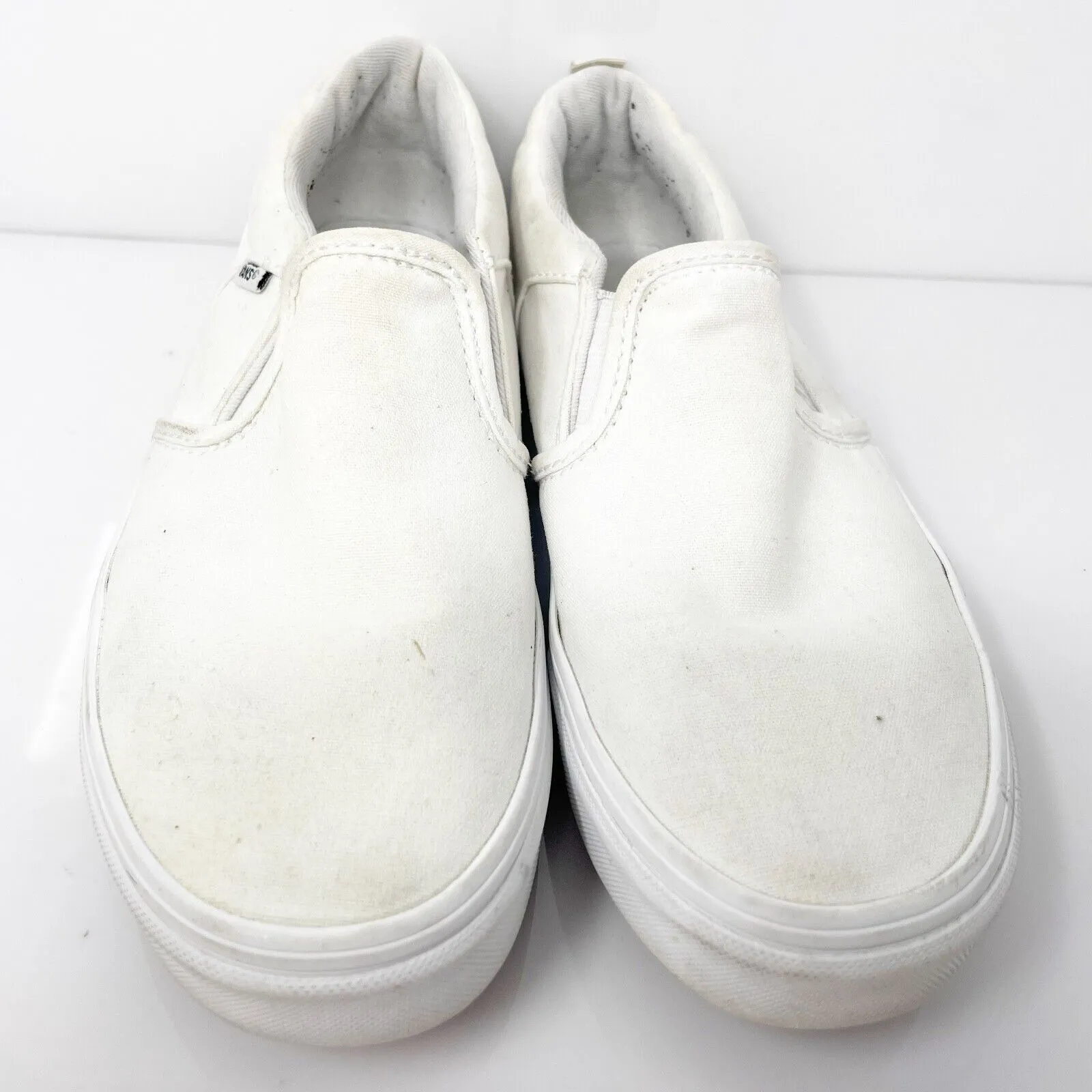 Vans Boys Classic 500714 White Casual Shoes Sneakers Size 5.5