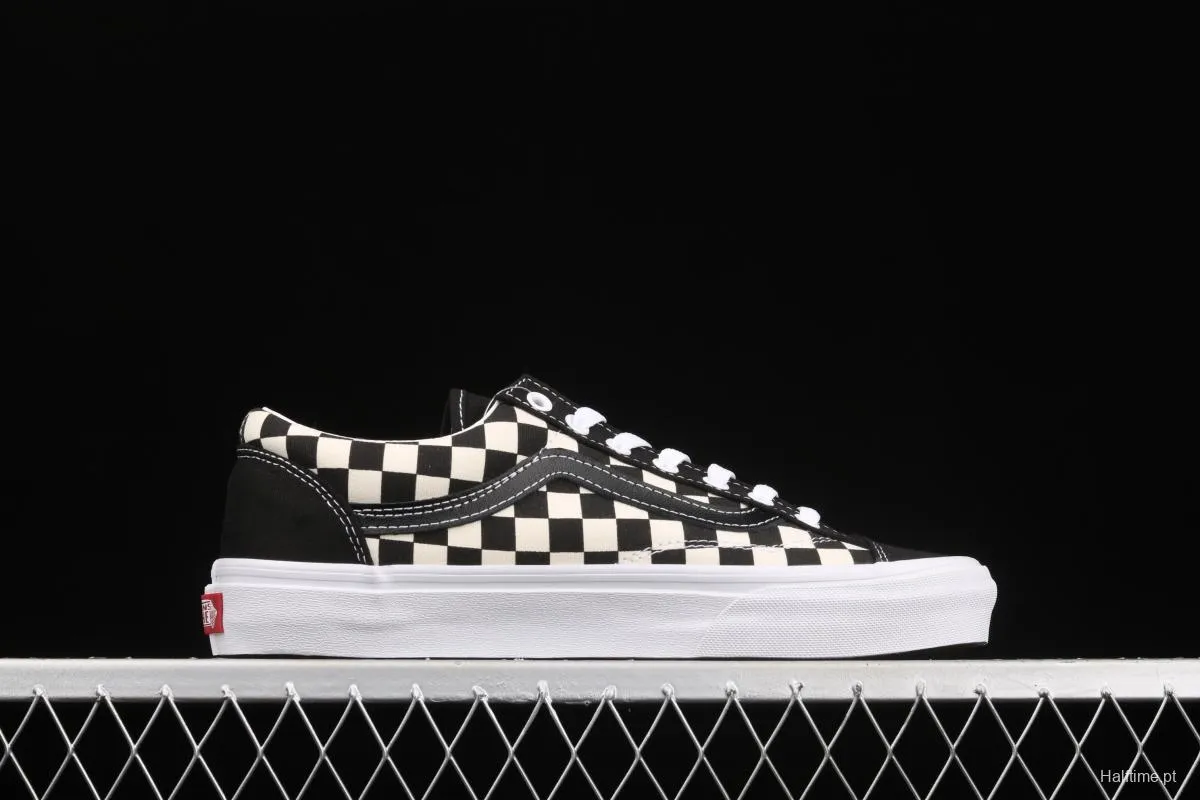 Vans Style 36 Wu Yifan same style checkerboard low-top casual board shoes VN0A54F6XC8