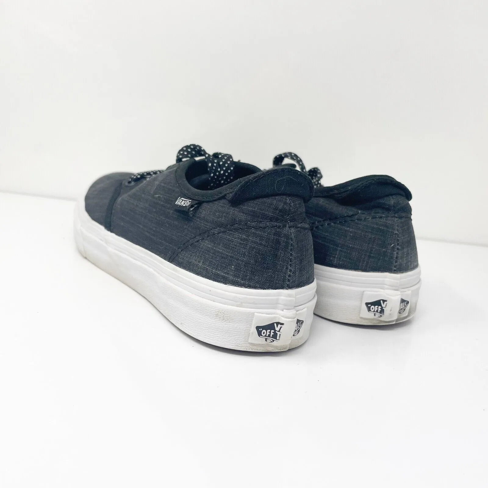 Vans Womens Off The Wall TB4R Black Casual Shoes Sneakers Size 8.5