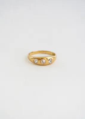 Vintage 3 Diamond Ring