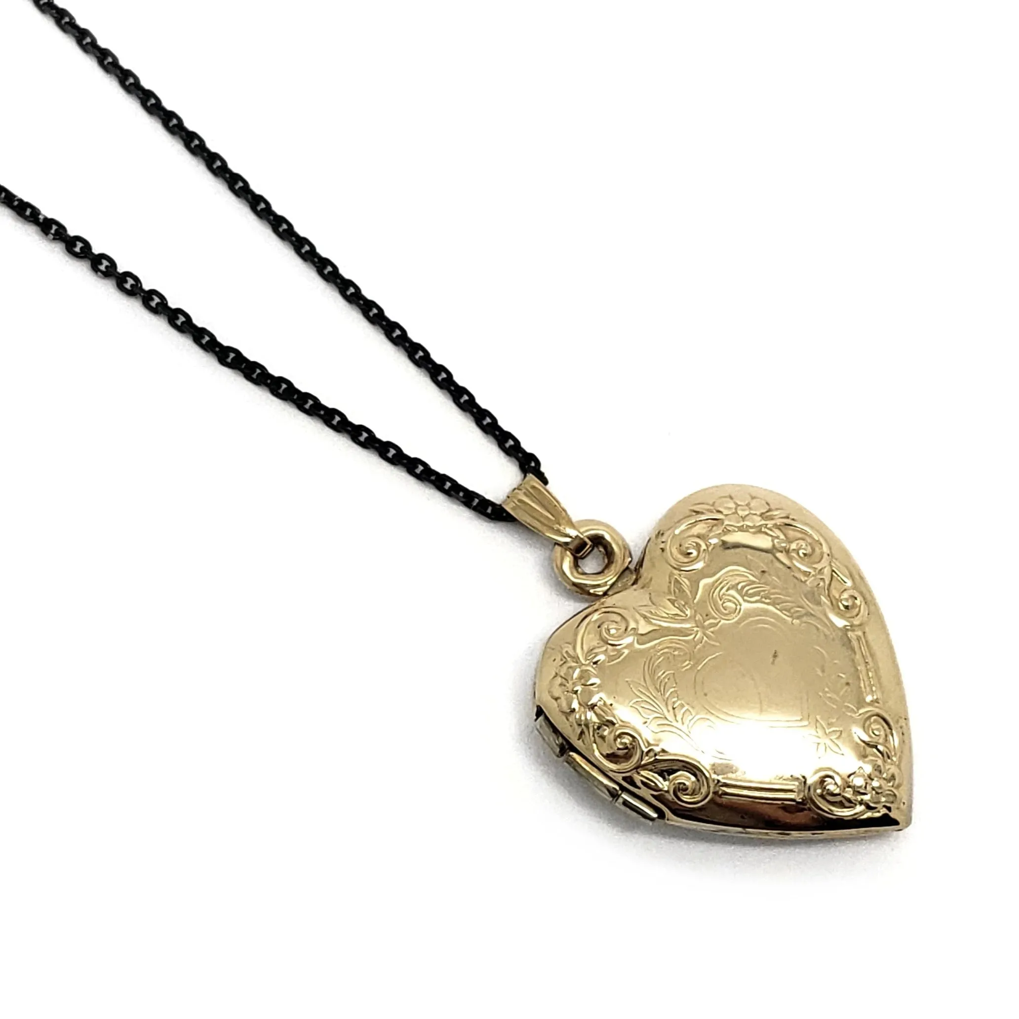 Vintage Gold Heart Locket