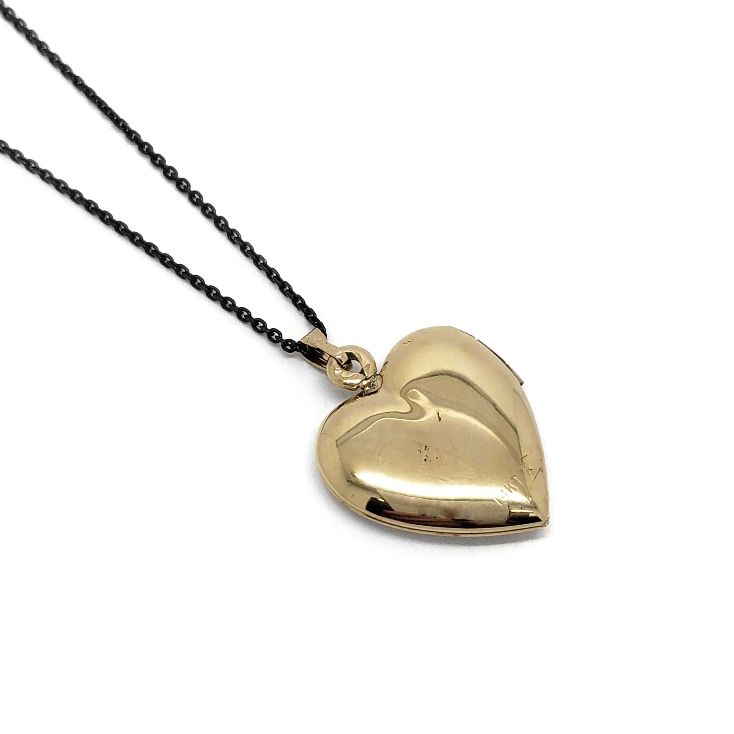 Vintage Gold Heart Locket