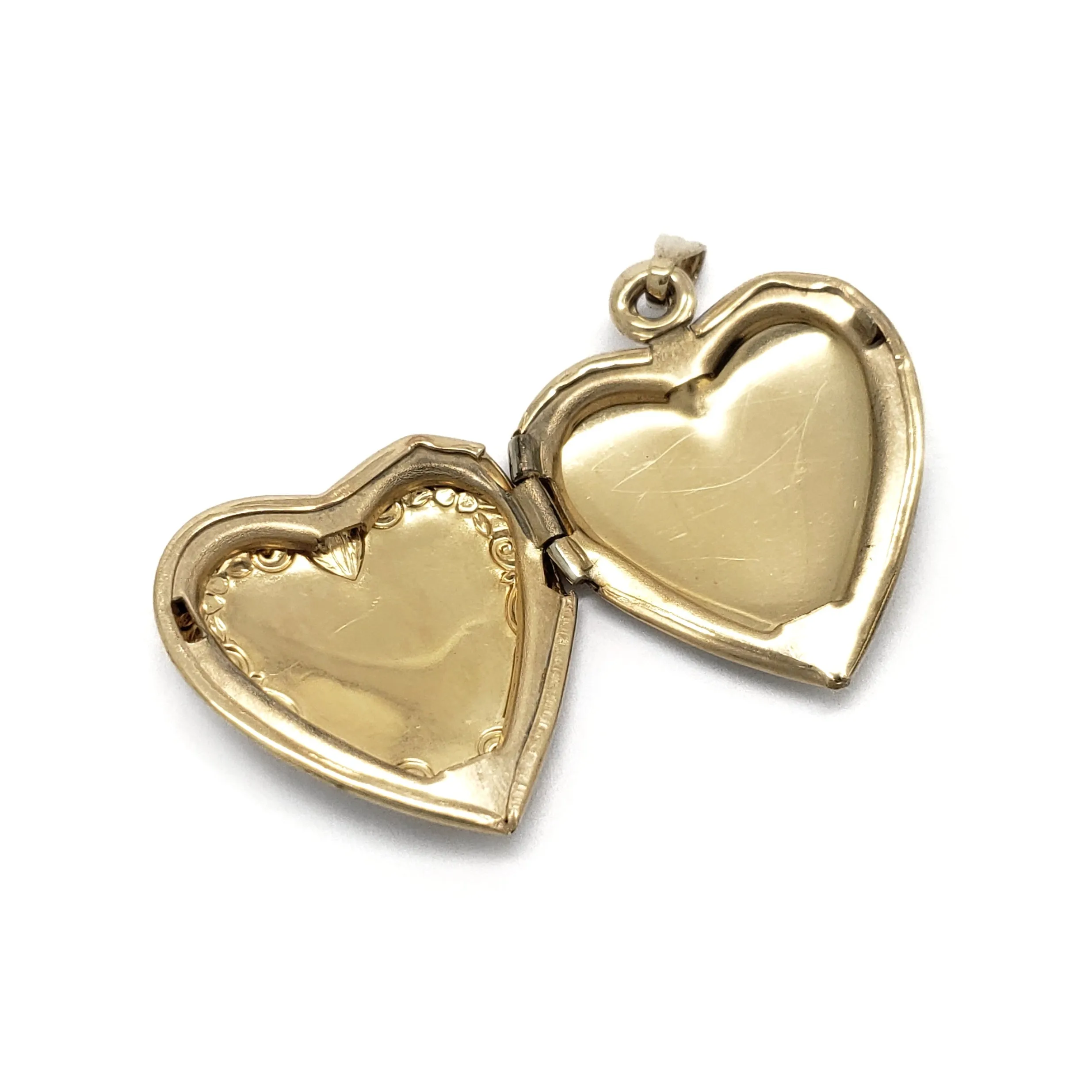 Vintage Gold Heart Locket