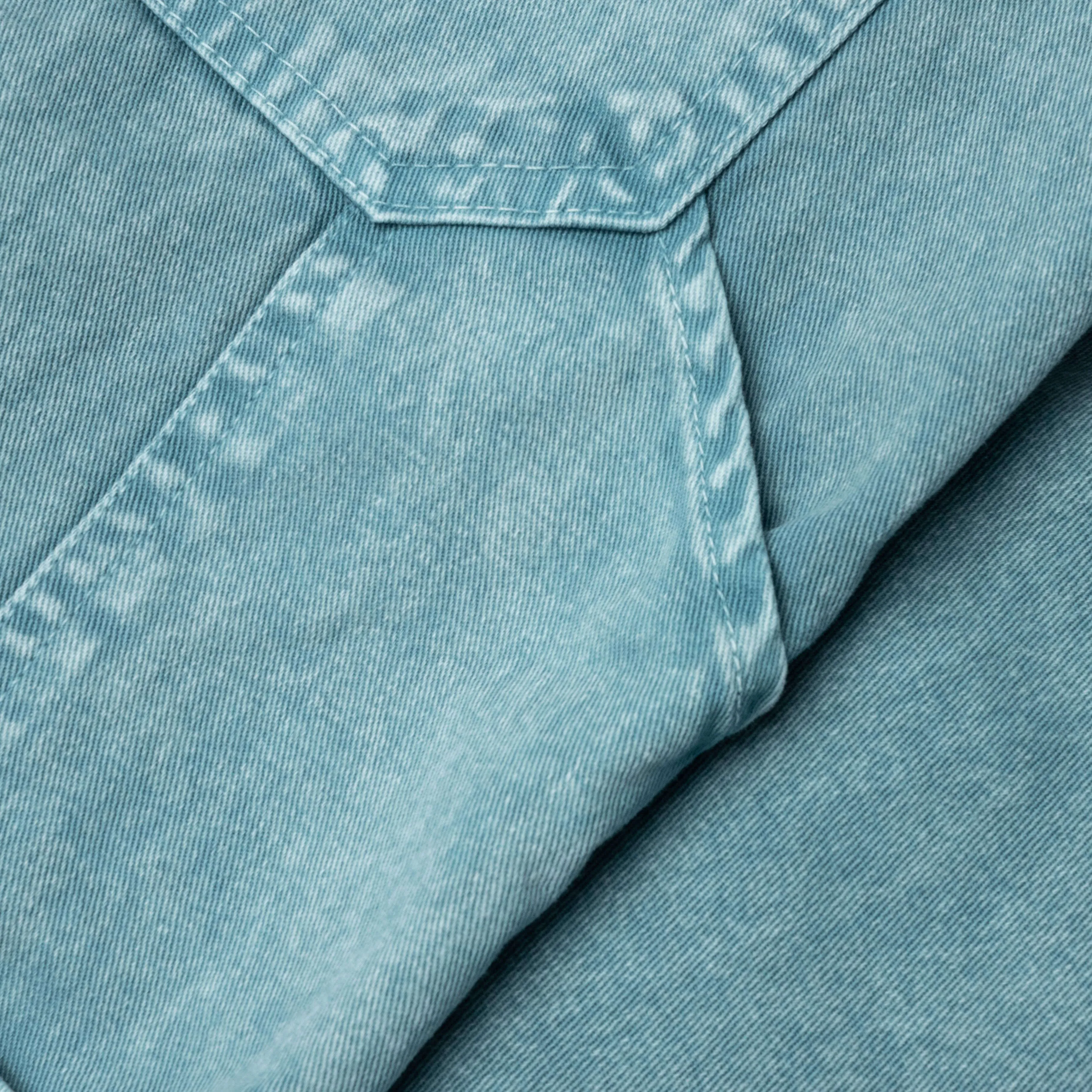 Washed Cotton Work Pant - Slate Blue