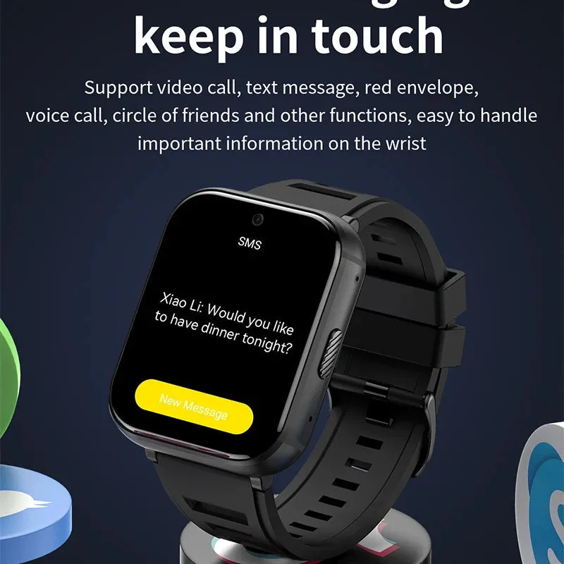 Waterproof Camera WIFI SIM Card GPS Heart Rate Tracker Smartwatch