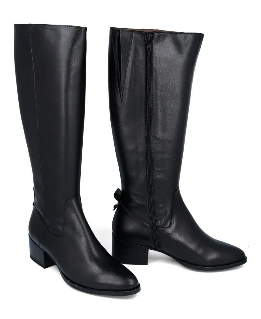 Women's black boots Wonders Future E-6902-T