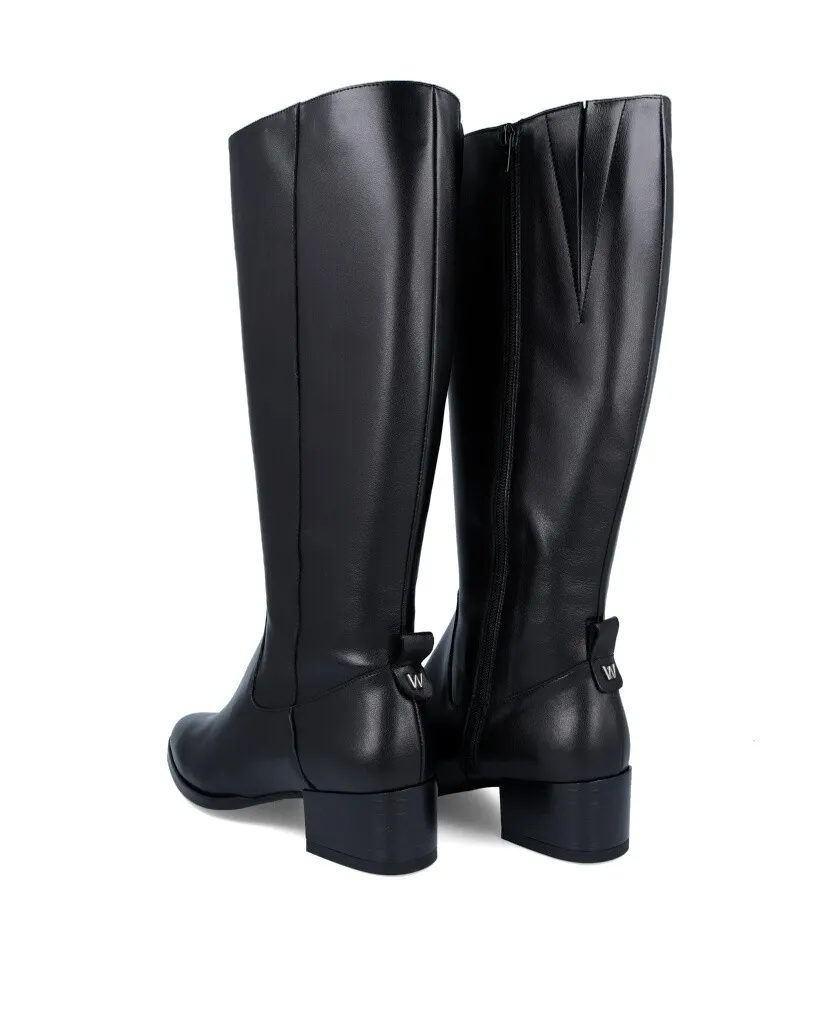 Women's black boots Wonders Future E-6902-T