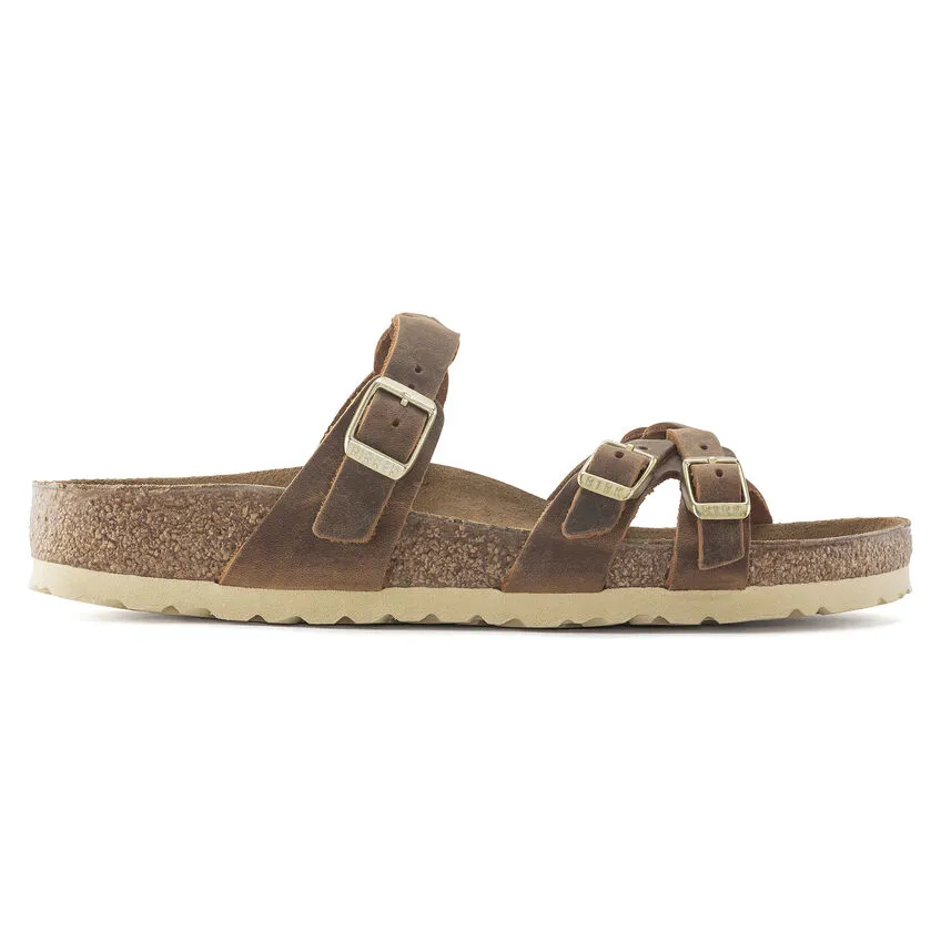 Women’s Birkenstock Franca Braid Sandal – Cognac