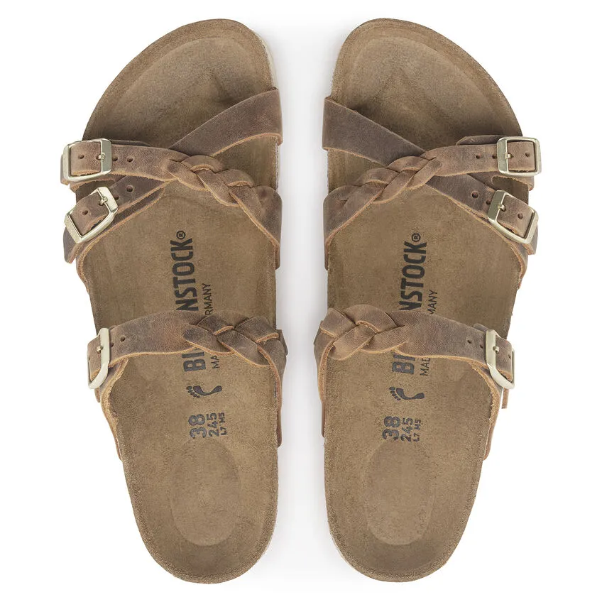 Women’s Birkenstock Franca Braid Sandal – Cognac