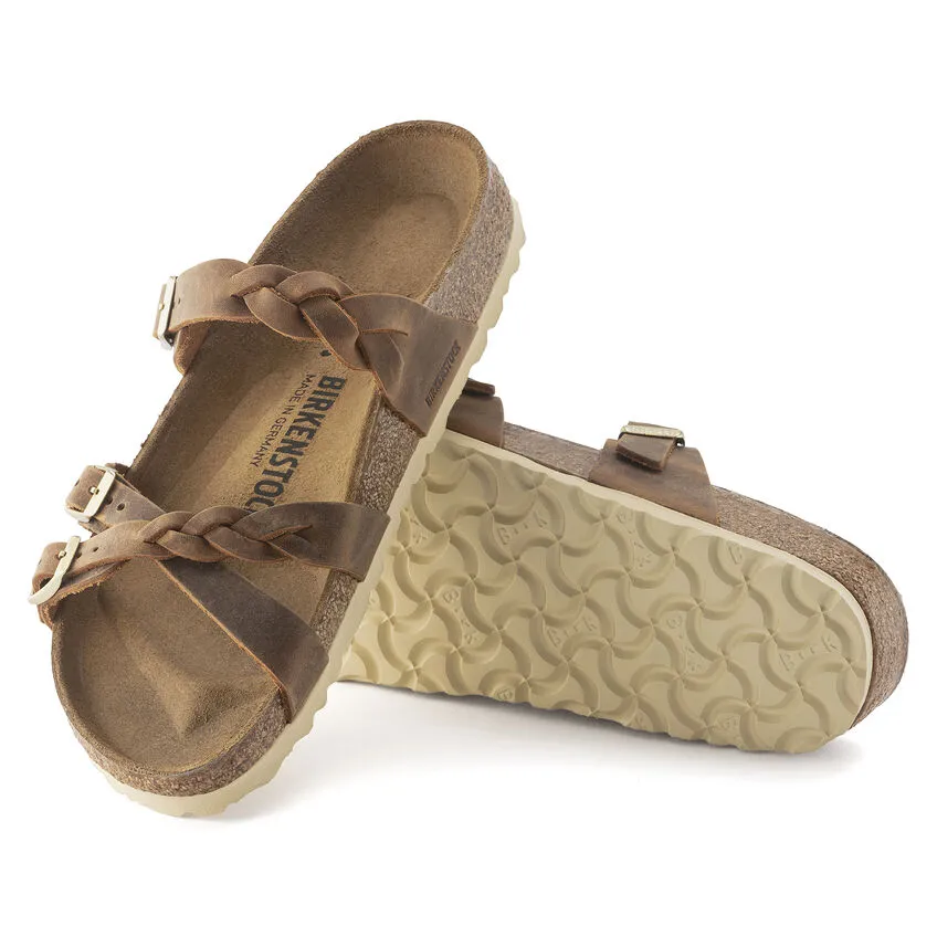 Women’s Birkenstock Franca Braid Sandal – Cognac