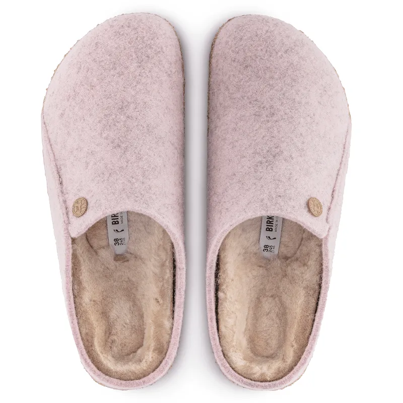 Women’s Birkenstock Zermatt Shearling Wool Felt Slipper – Light Rose