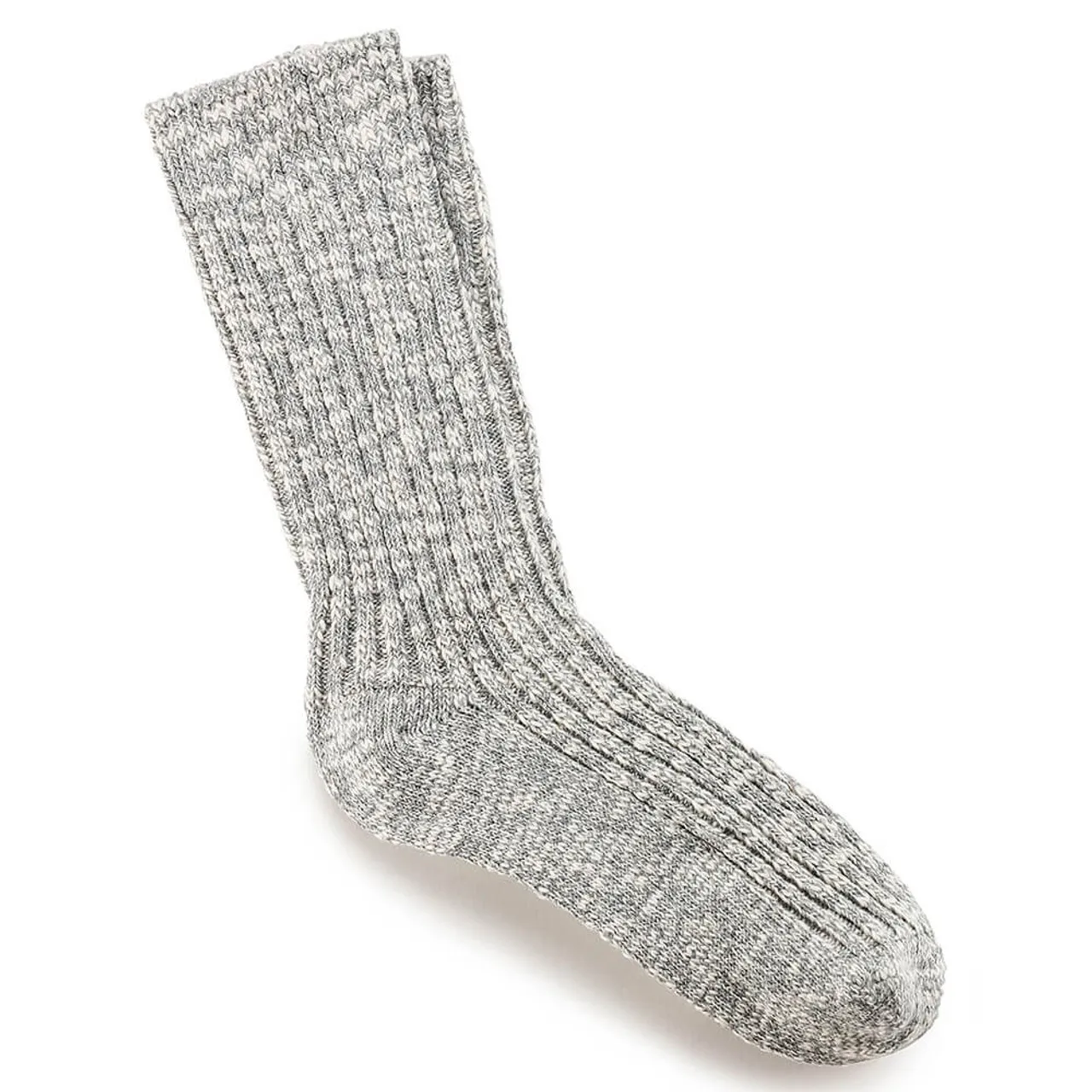 Women's Birkenstock Cotton Slub Sock - Gray/White