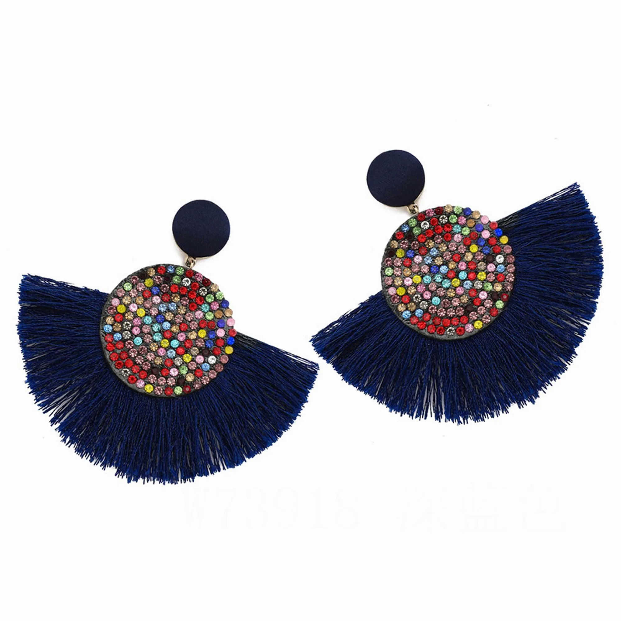 Woven Tassel Earrings