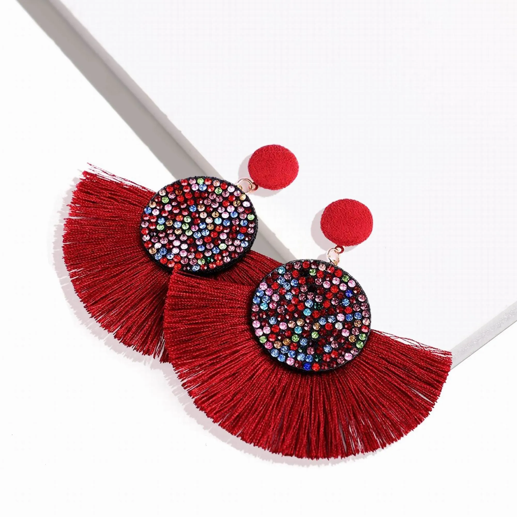 Woven Tassel Earrings