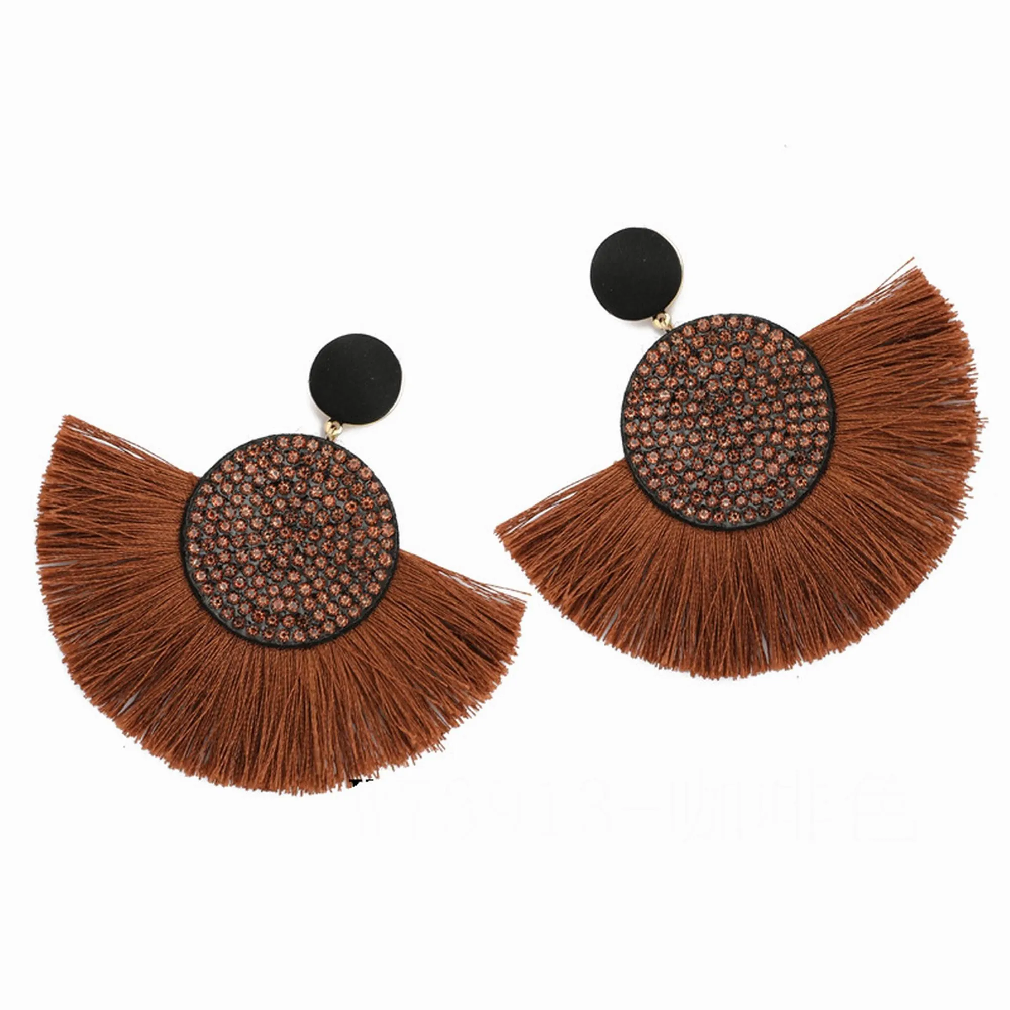 Woven Tassel Earrings