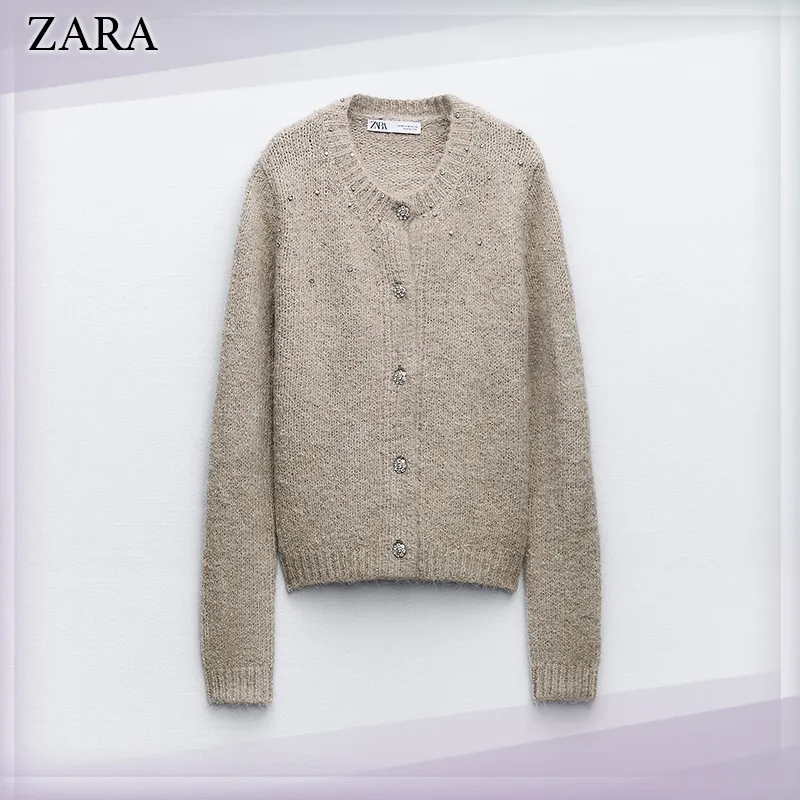 ZARA  |Casual Style Elegant Style Cardigans