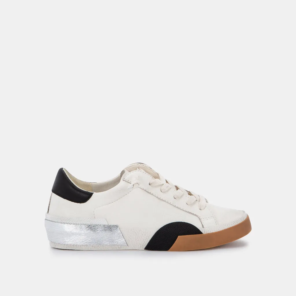 ZINA SNEAKERS WHITE BLACK LEATHER– Dolce Vita 4456889352258